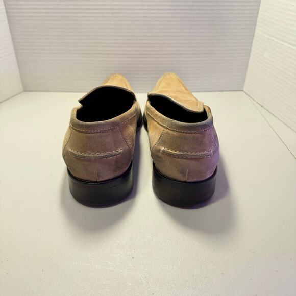 DONALD J PLINER LIGHT TAN SUEDE DRESS SHOES WITH LEATHER SOLES SZ M 9 *Gorgeous* main image 5